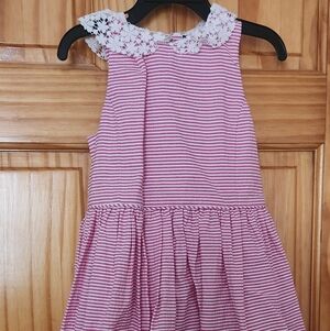Polo by Ralph Lauren Pink Striped Casual Dress